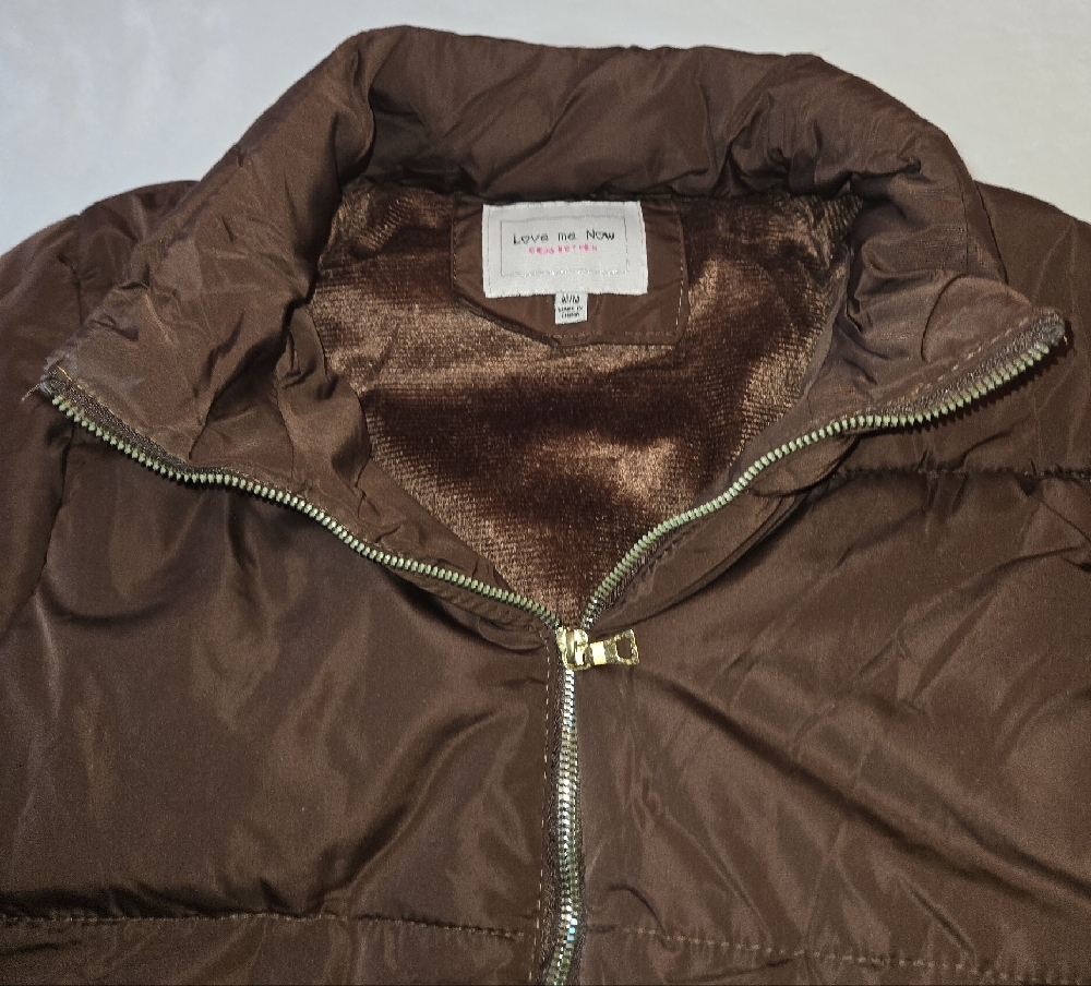 Brown Puffer Jacket - Picture 2 of 5